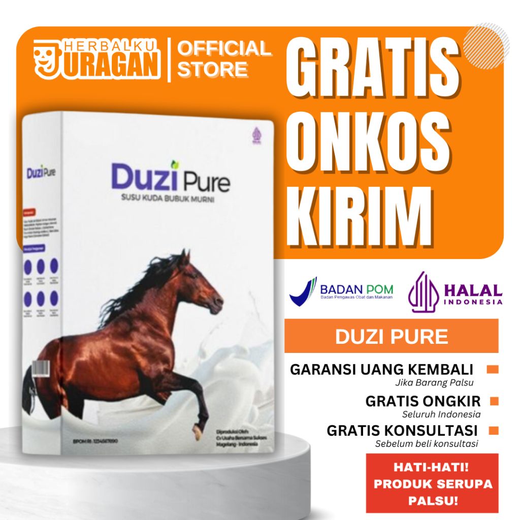 Duzi Pure Susu Kuda Original Duzipure