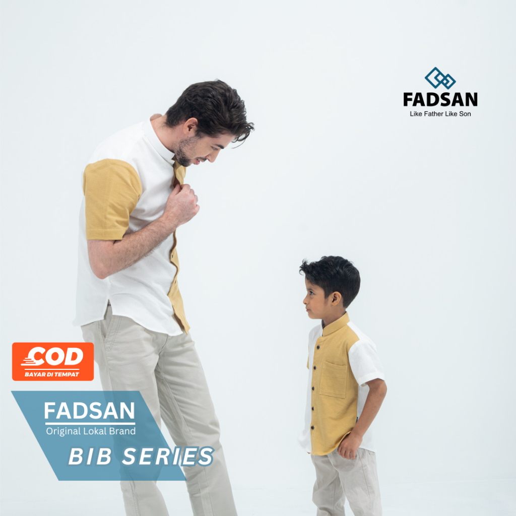 Koko Couple Anak Bayi Laki Dan Ayah Pria Dewasa Terbaru Bib Series Warna Army Teracotta Sage Yellow 