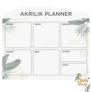 

Weekly Planner Akrilik | Wall Planner Acrylic Dinding| Schedule Board 30x42