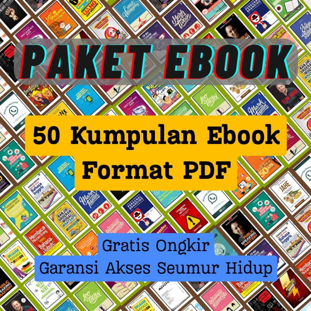 

Koleksi 50 E-book PDF - Bahasa Indonesia
