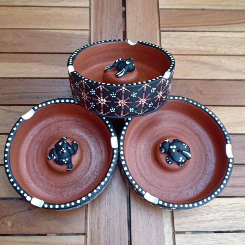 Asbak / Tempat Dupa Tanah Liat Gerabah