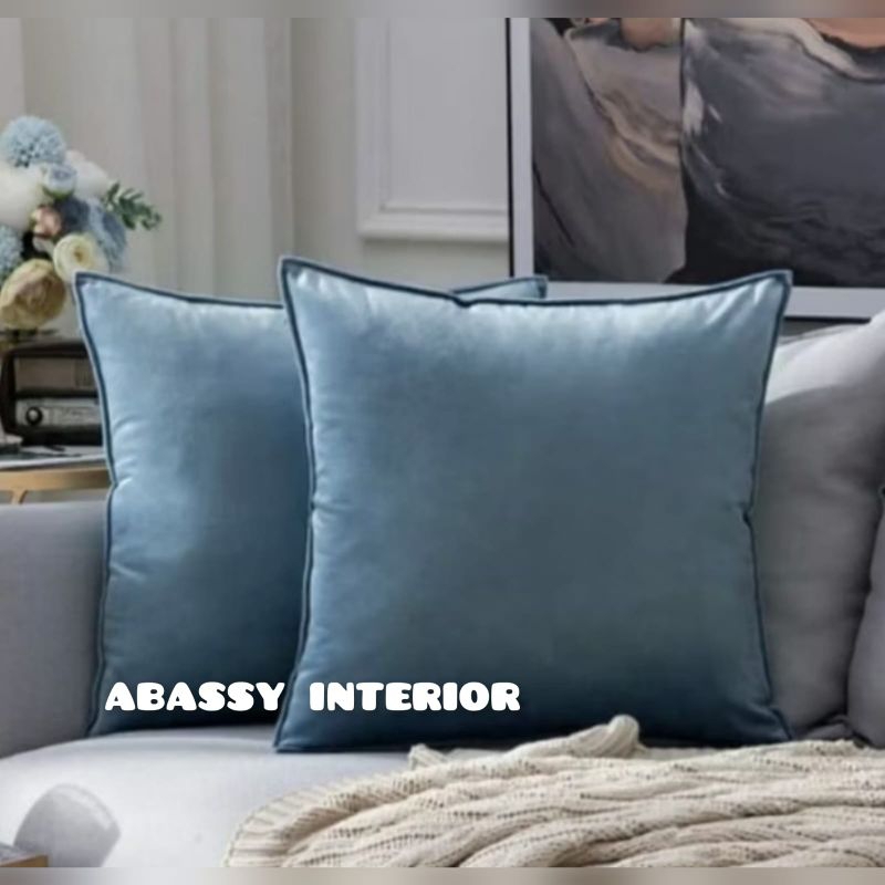 sarung bantal sofa atau kursi bahan suede premium ukuran 35x35 40x40 45x45 50x50 60x60 bisa kustem u