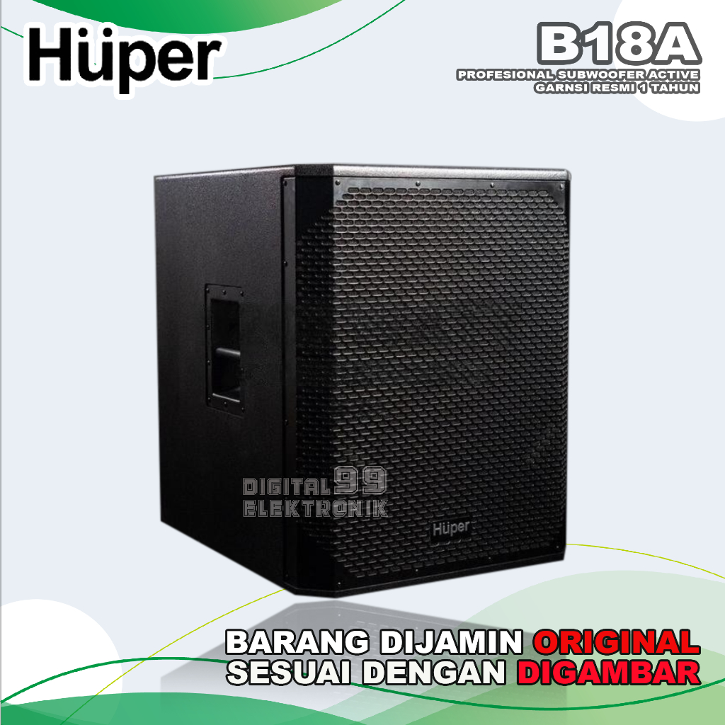 Subwoofer Aktif 18 Inch HUPER B18A | B-18A | B 18A Original