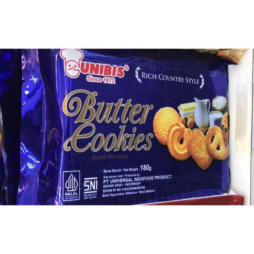 

UNIBIS BUTTER COOKIES 180GRAM / COOKIES / CEMILAN