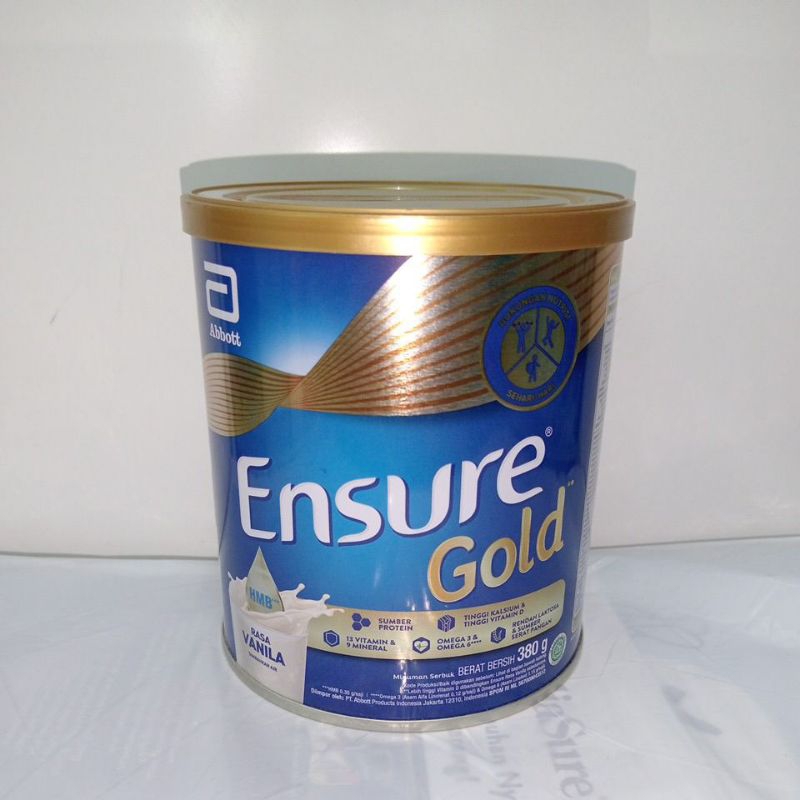 

Ensure Gold kaleng rasa Vanilla 380g