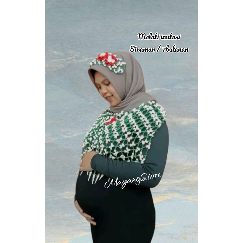 melati siraman | melati mitoni | adat Jawa | 7 bulanan | melati mitasi