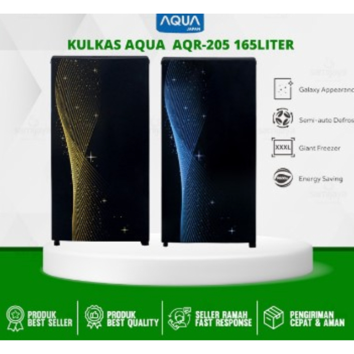 KULKAS AQUA 205 MSB 205 MSG | BIG FREEZER