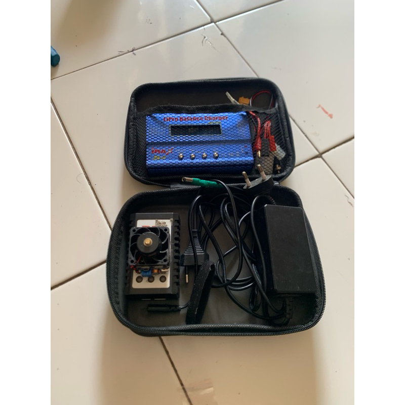 charger imax + adaptor 12vlt,b6 charger 1-3s mod pendingin bonus body kit rc plane orca 3D print