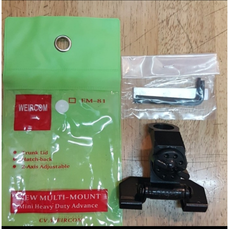 breket jepit antena ht untuk di mobil