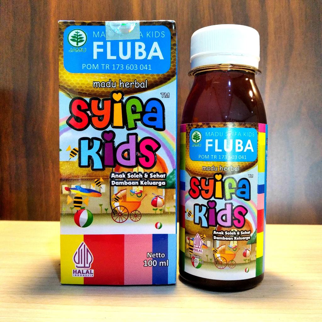 

SYIFA KIDS FLUBA madu pereda flu dan batuk anak