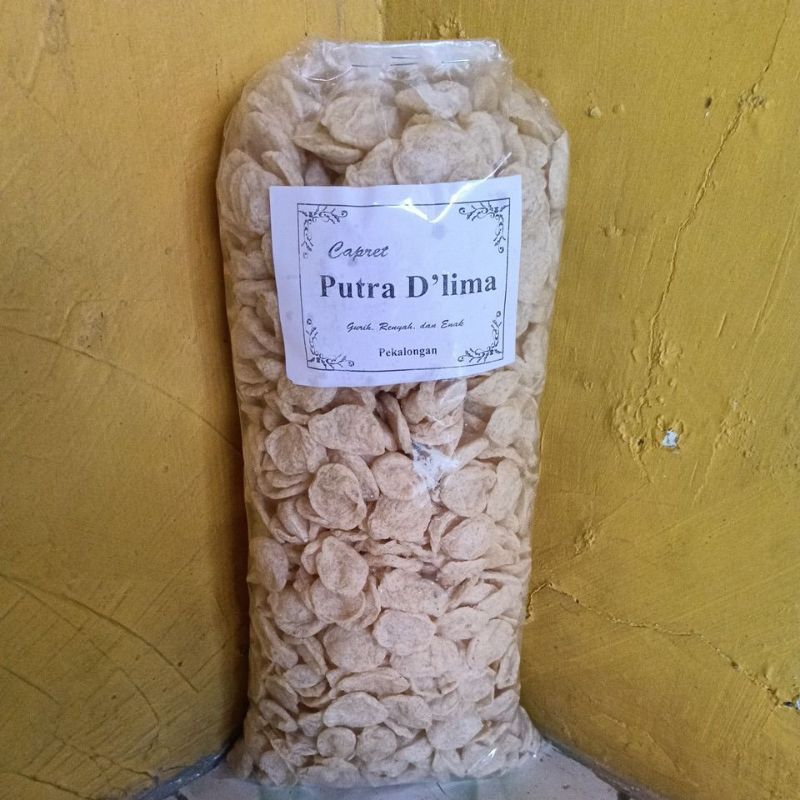 

Langsung Kirim Kripik Capret 1 Kilo/Krupuk Cireng Makanan Cemilan Jajajan Khas Pekalongan