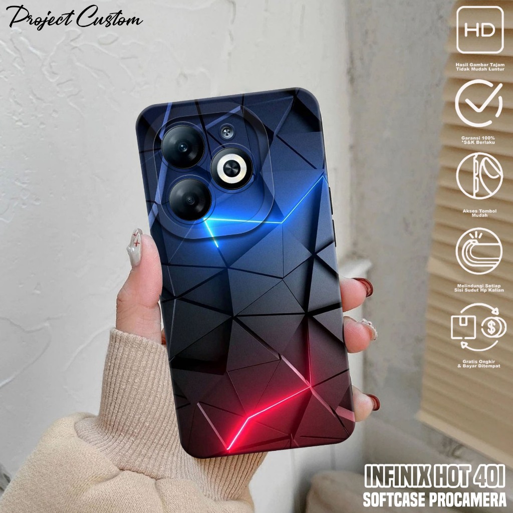 Case INFINIX HOT 40i - Casing Hp INFINIX HOT 40i ( ASBT ) Silikon Hp INFINIX HOT 40i - Softcase Hp I