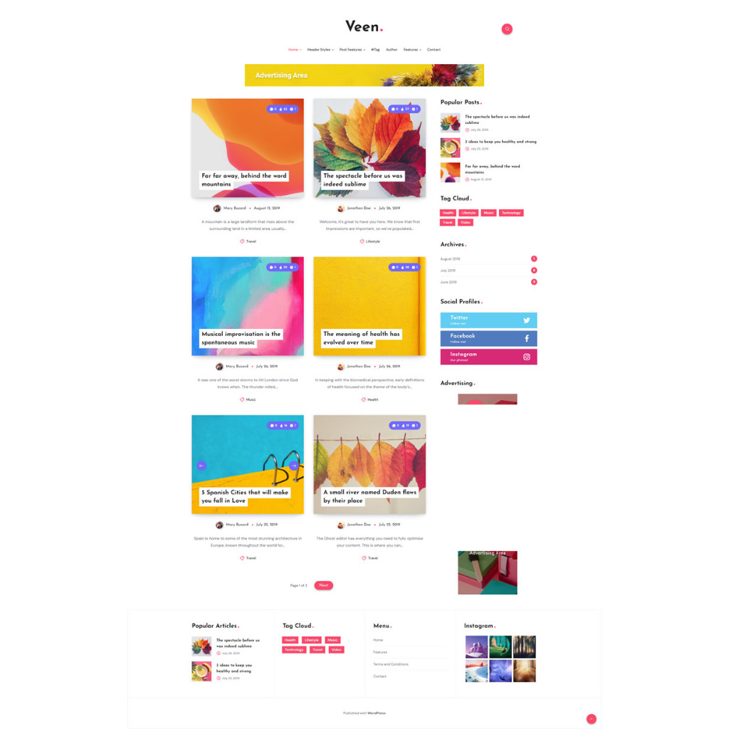 Template Wordpress NEWS