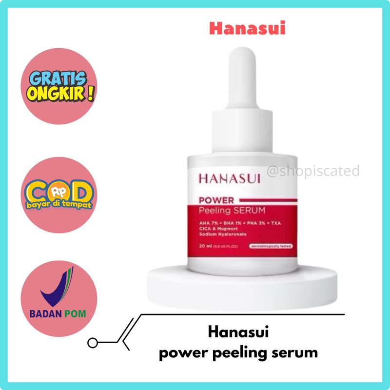 Hanasui Power Peeling Serum 20ml |Serum Peeling Hanasui
