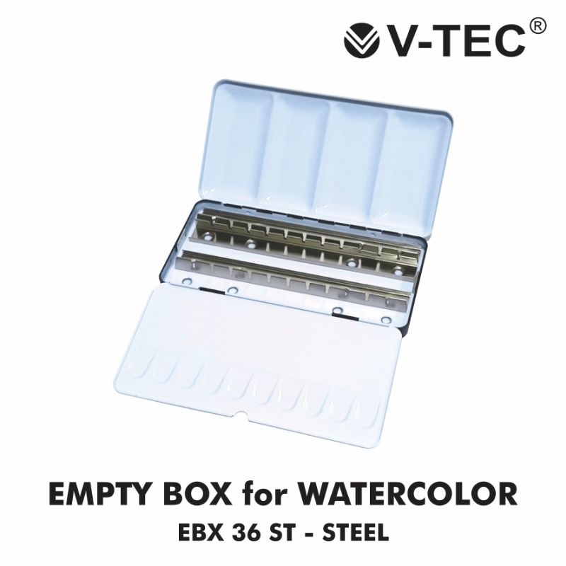

V-TEC Empty Box For Watercolor Type EBX 36 ST - Steel