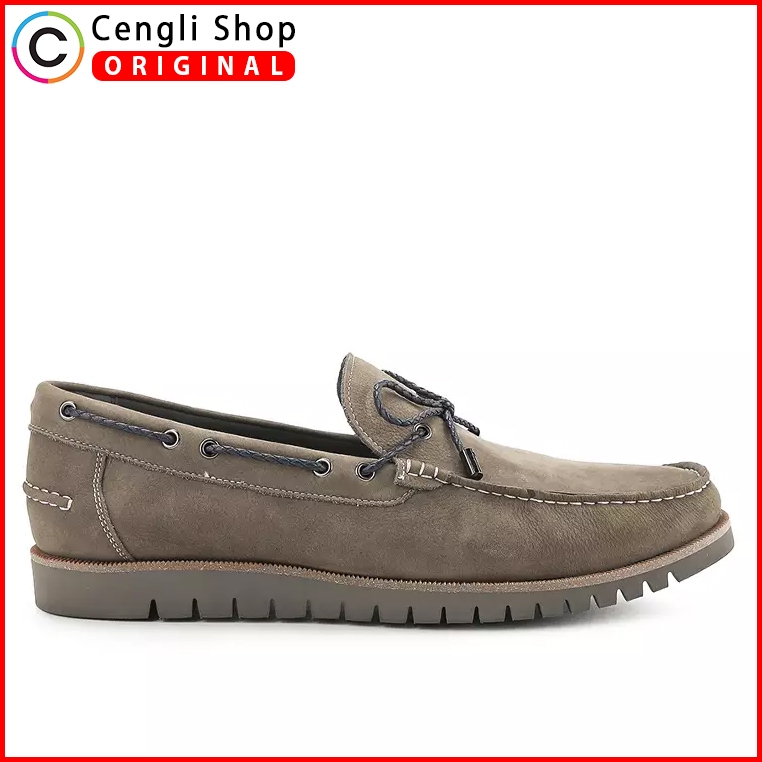 OBERMAIN SEPATU LOAFER PRIA ORIGINAL SLIP ON PANSUS LOAFERS KULIT ASLI ORI COKLAT ABU BROWN GREY OM2