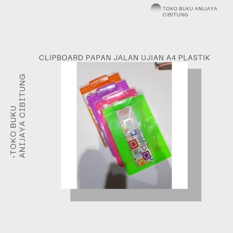 

CLIPBOARD PAPAN JALAN UJIAN A4 PREMIUM PLASTIK/ ALAS UJIAN POLOS / PAPAN UJIAN