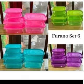 Calista-Lunch Box Furano Set 6/Tepak Makan Furano Set 6 Calista