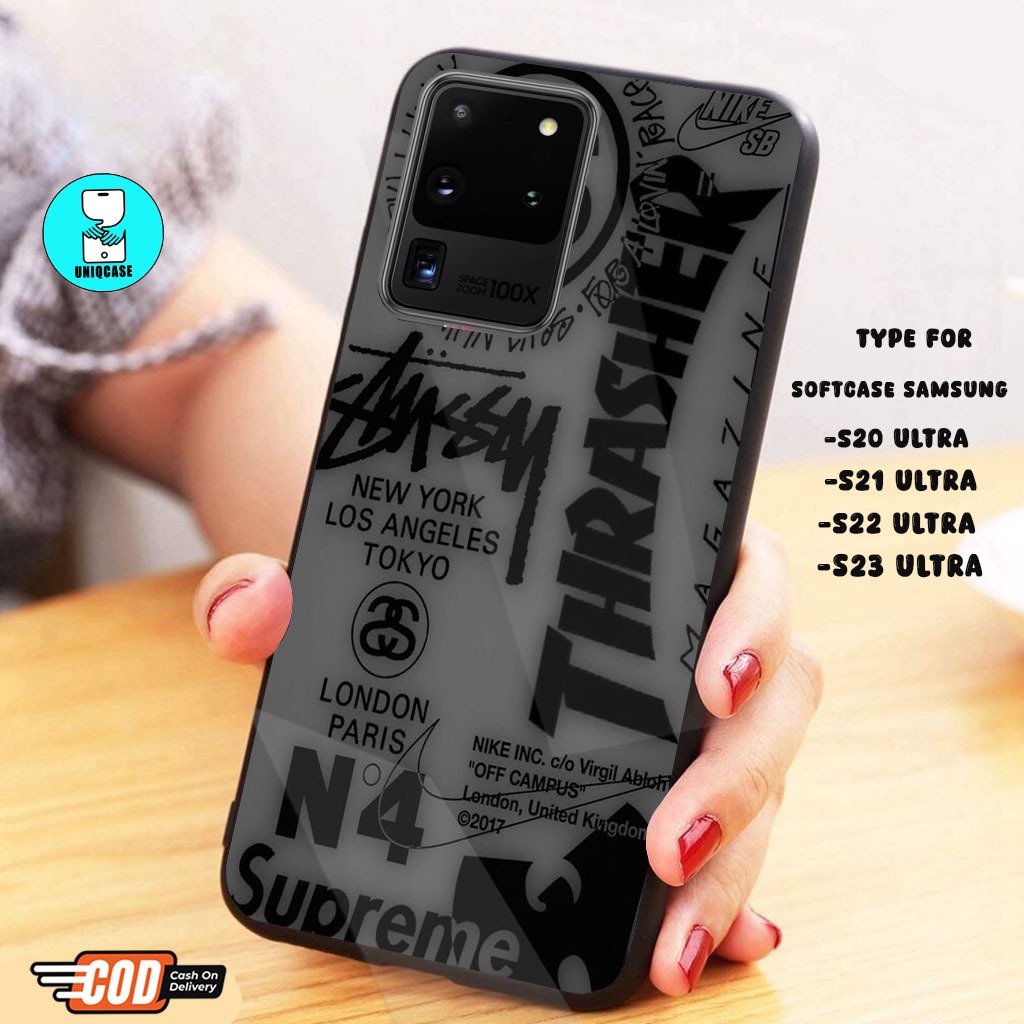 SOFTCASE GLOSSY (KACA) SAMSUNG S20 ULTRA / S21 ULTRA / S22 ULTRA / S23 ULTRA dan ALL TYPE SMARTPHONE