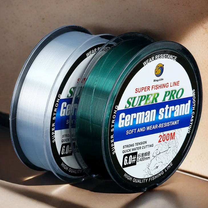Bingolife Senar Pancing Nilon Jerman 200m Senar Pancing Nilon Senar Pancing Perahu Memancing Di Laut