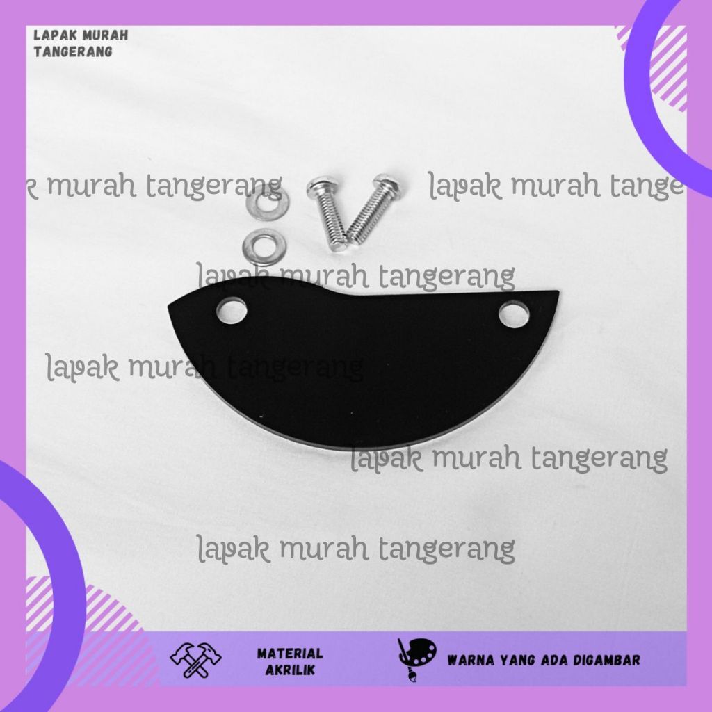 PENUTUP CVT HONDA BEAT KARBU SCOOPY KARBU COVER PELINDUNG CVT AKRILIK HITAM SMOKE BENING TEBAL 3MM