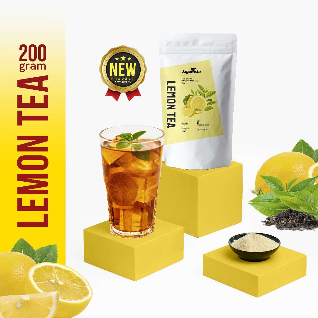 

Jagorista Bubuk Minuman Lemon Tea 200 gr Kualitas Premium GOLD