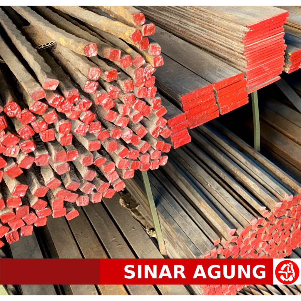 Nako 12mm polos/ulir/plintir x 4,5m besi nako