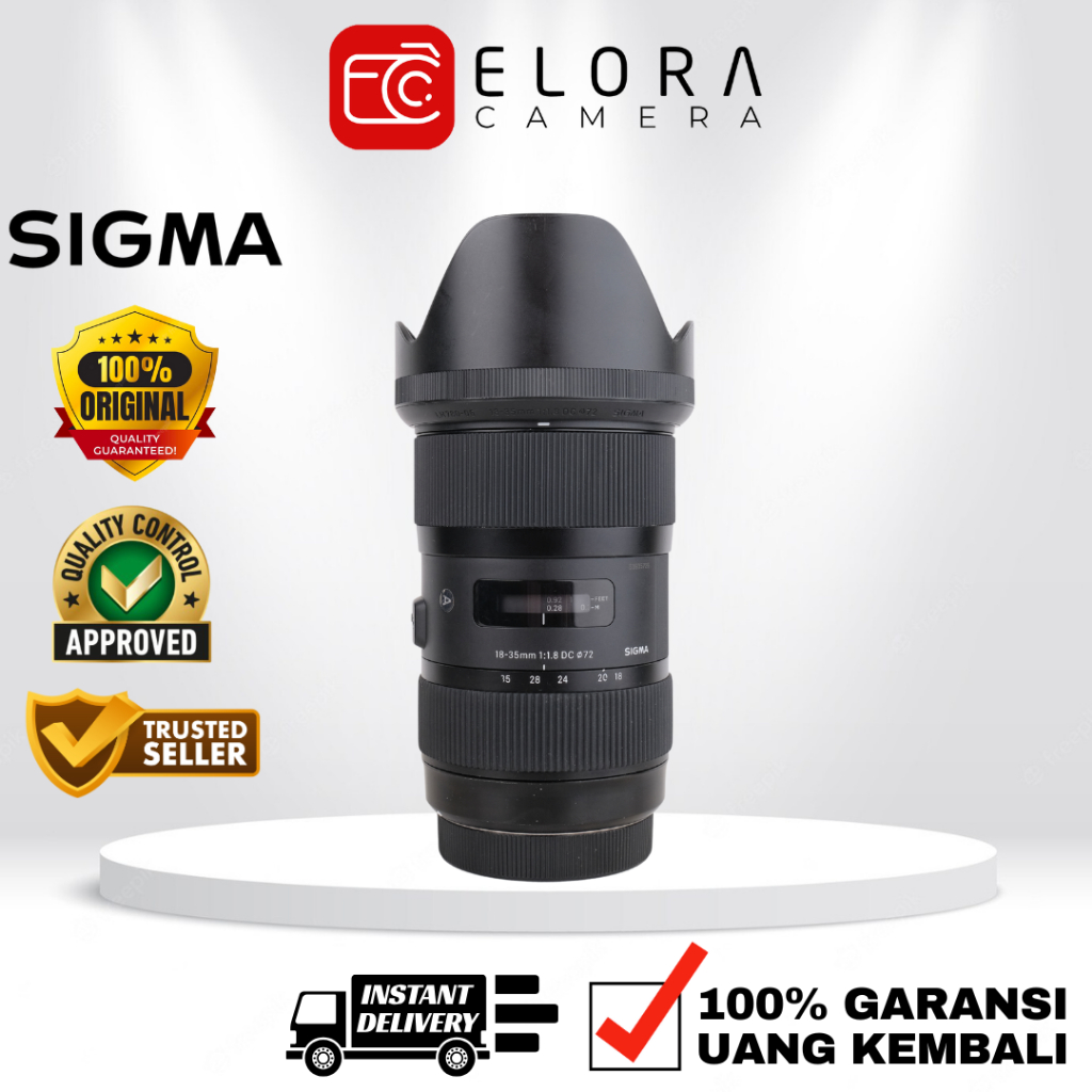 Sigma 18-35mm F1.8 DC HSM Art For Canon / Lensa Sigma 18-35 mm F 1.8 DC HSM For Canon