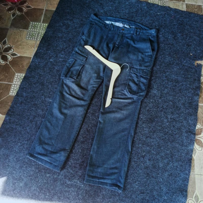 Cargo Denim Dark indigo vintage second original multipocket