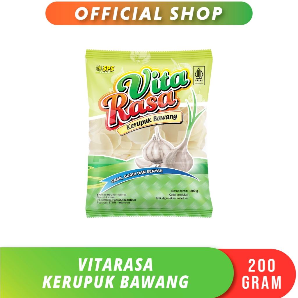 

Vitarasa Kerupuk Bawang 200 Gr (1 Pack)