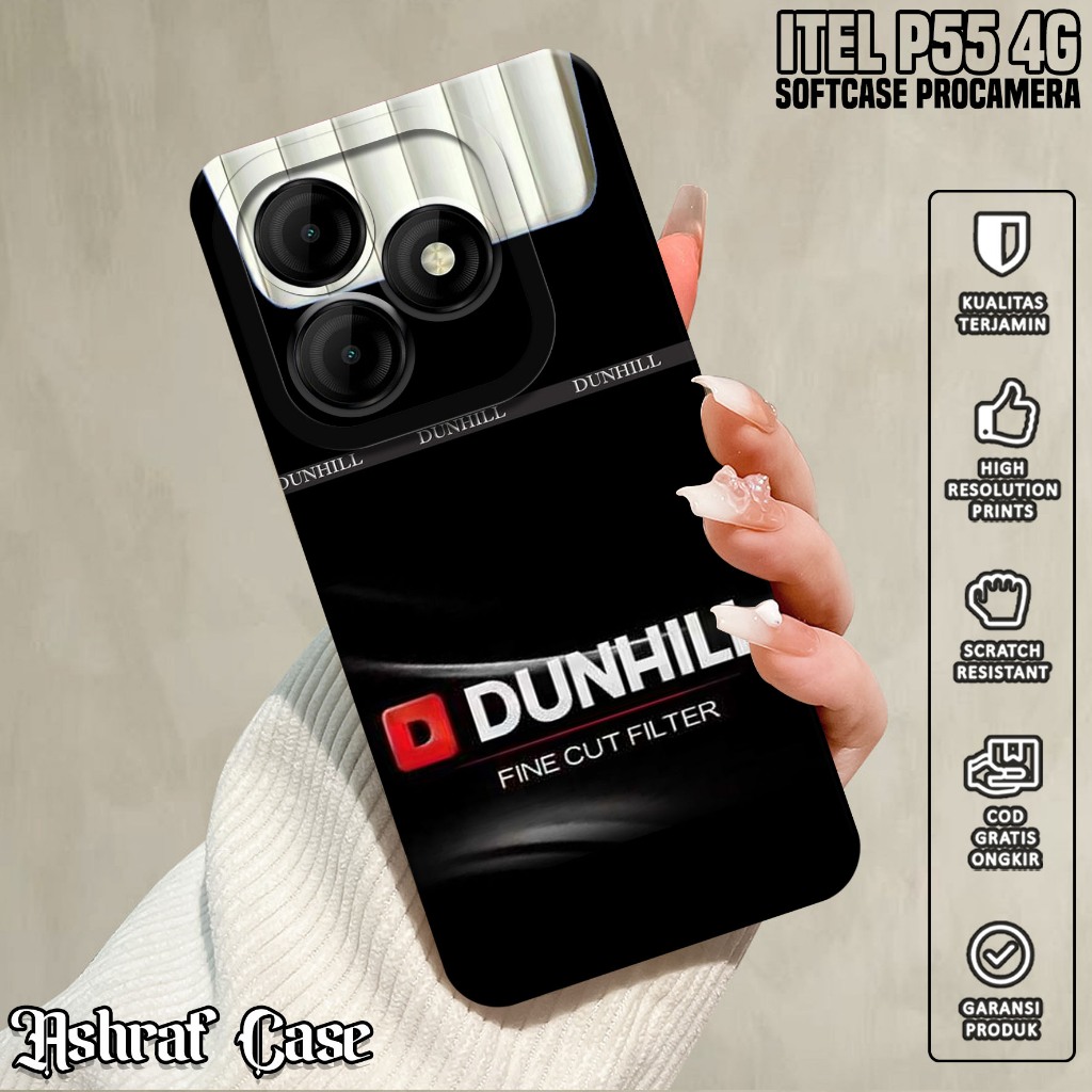 Casing ITEL P55 4G - Casing Hp ITEL P55 4G ( RKK ) Silikon Hp ITEL P55 4G - Softcase Hp ITEL P55 4G 