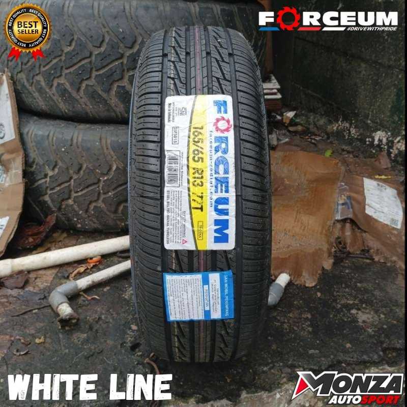 Ban mobil karimun 165/65 R13 Forceum Trideka WLW (List Putih)