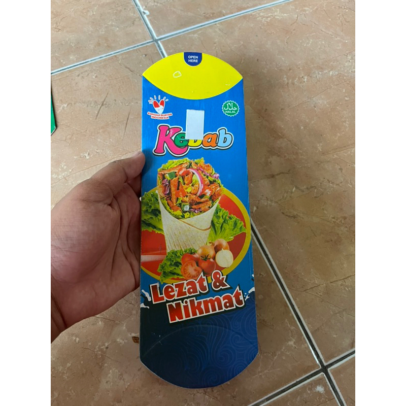 

100pcs kemasan kebab craft/wadah kebab/dus kebab