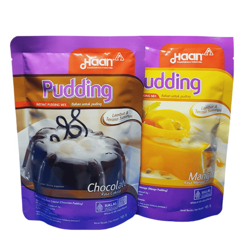 

Pudding Haan Pudding Mangga dan Pudding Chocolate Haan 145gr