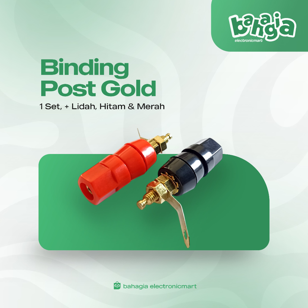 soket socket banana binding biding post female / terminal speaker gold