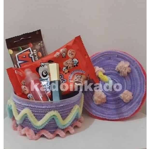 

Pipe Cleaner cake/kado ulang tahun