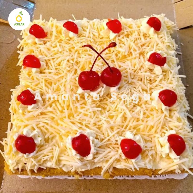 

Pre Order Bolu Tape Keju Topping Buah Cherry Cantik Gratis Kartu Ucapan