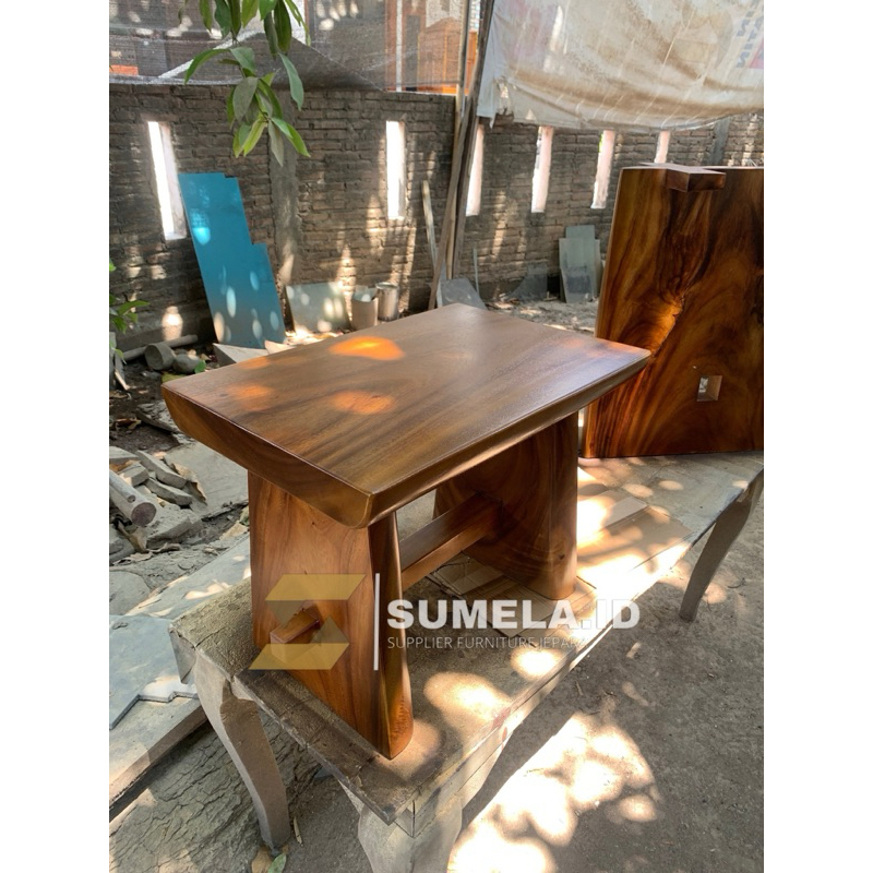 BANGKU TAMAN-BANGKU OUTDOOR-BANGKU MAKAN KAYU SOLID