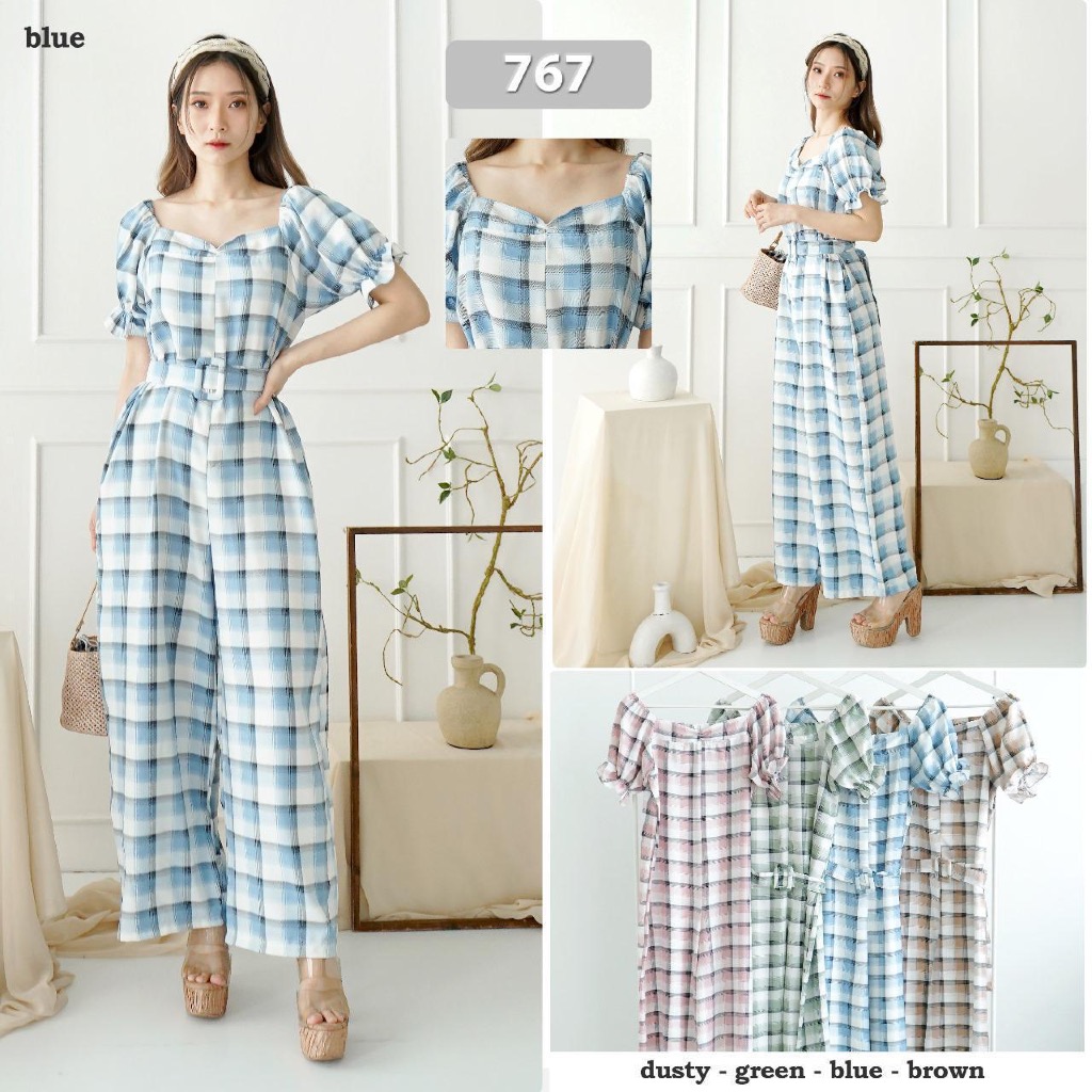 [ Siro ] Jumpsuit Kotak Wanita Enina Zhakilla Halus Premium || Jumpsuit Panjang Elegan / Jumpsuit Pa