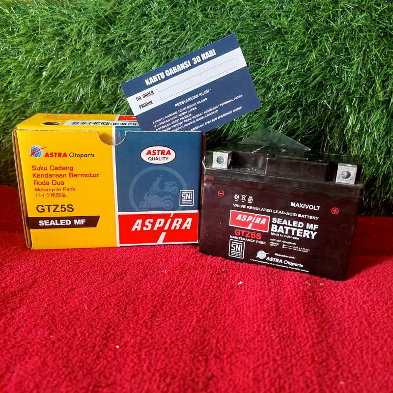 Aki Motor Full Kering Beat Vario Beat Fi Beat Pop Gtz5s Aspira ori