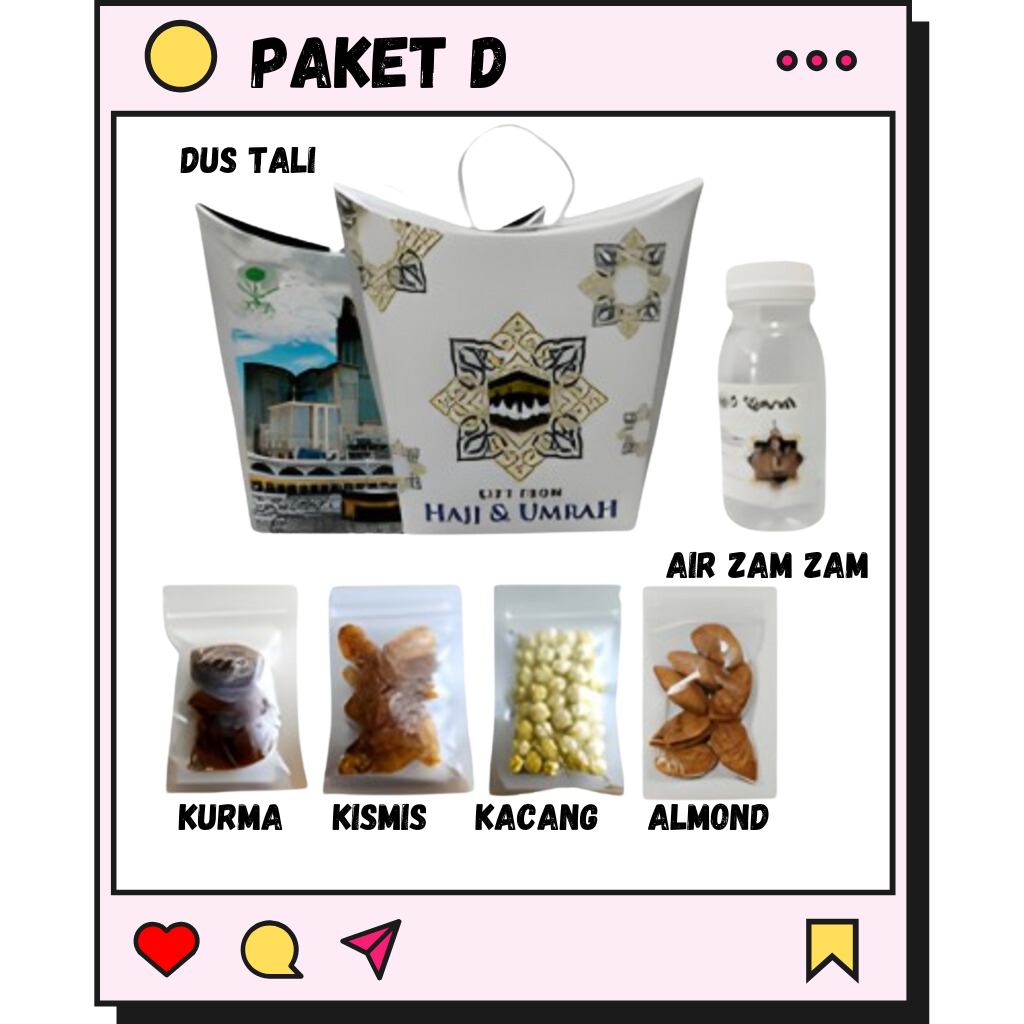 

Paket oleh-oleh haji dan umroh paket dus tali paket dus teng-teng ekonomis