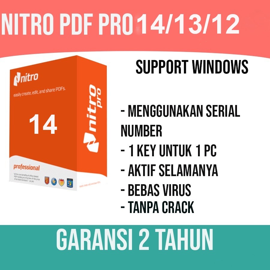 PDF Editor Nitro Pro 14 13 12 11 10 Full Version original License Key