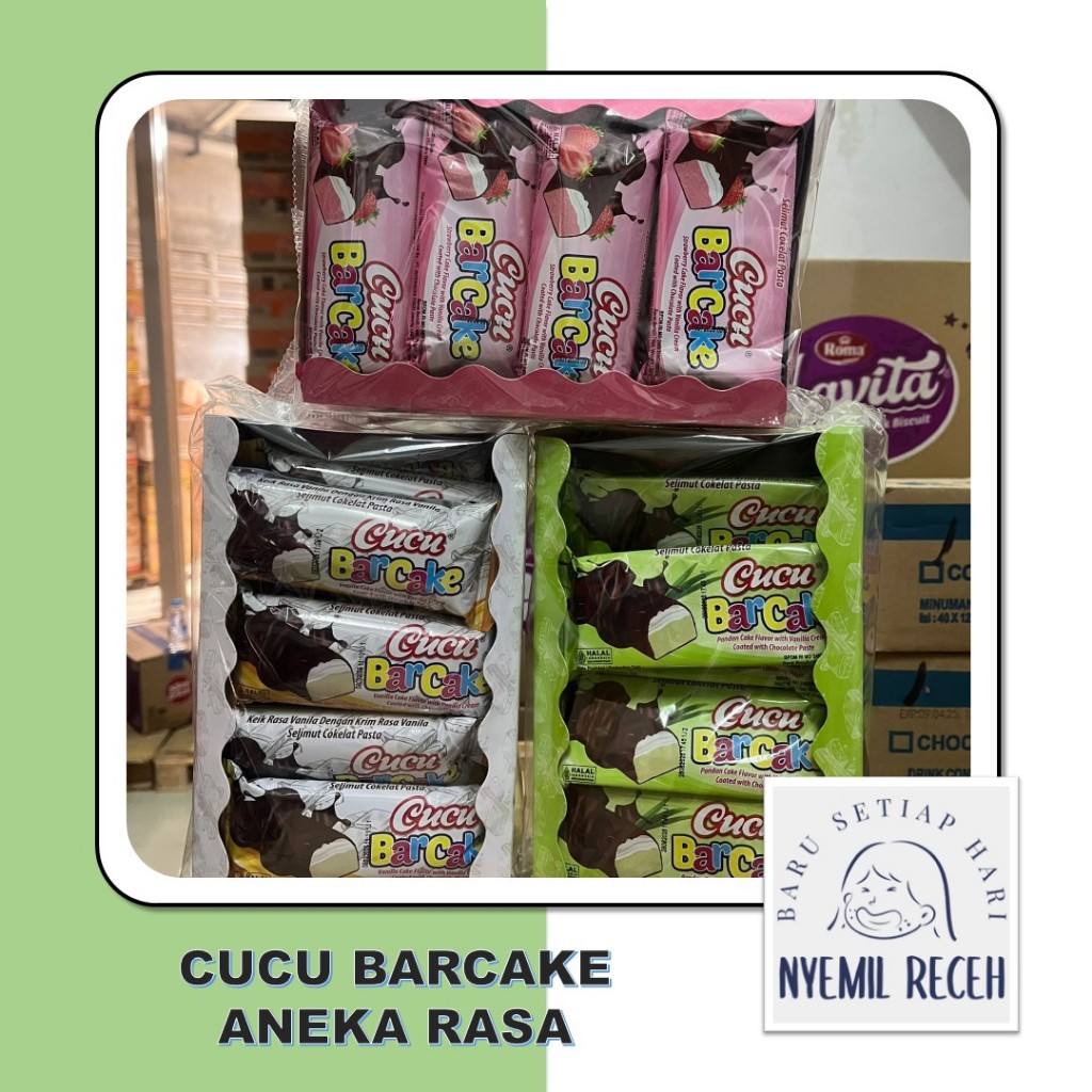 

Cucu Barcake Isi 12X20gr Cake Aneka Rasa