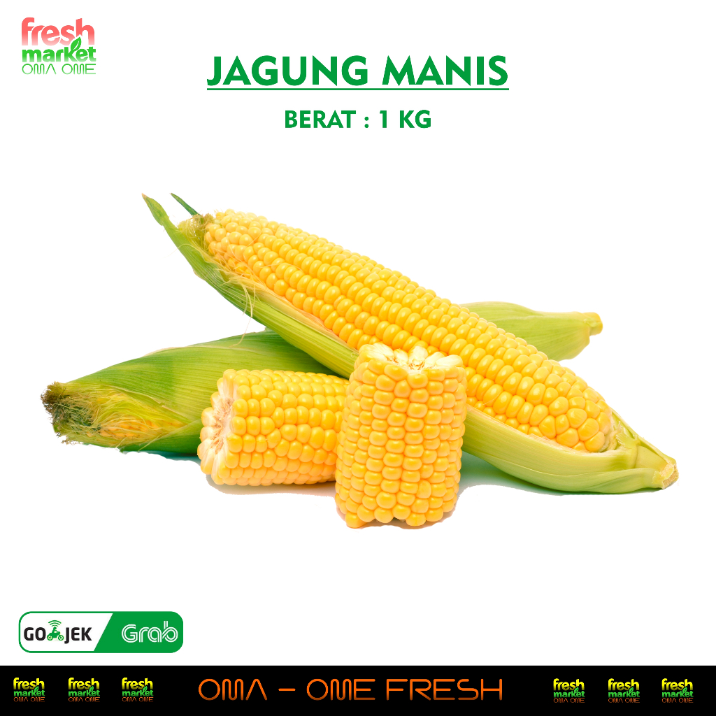 

Jagung manis 1 kg sayuran fresh termurah untuk olahan dengan bumbu dapur