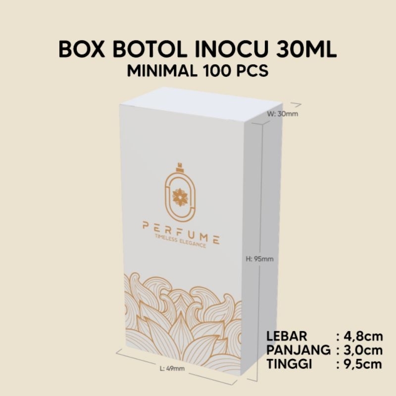 

DUS PACKAGING BOX PARFUM UNIVERSAL 30ML READY STOCK UNTUK SEMUA JENIS BOTOL PARFUM