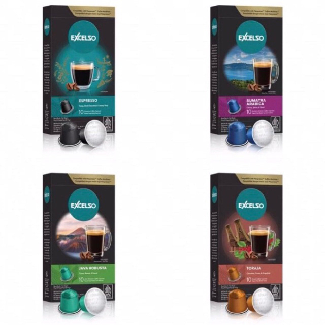 

kopi kapsul nespresso competible excelso