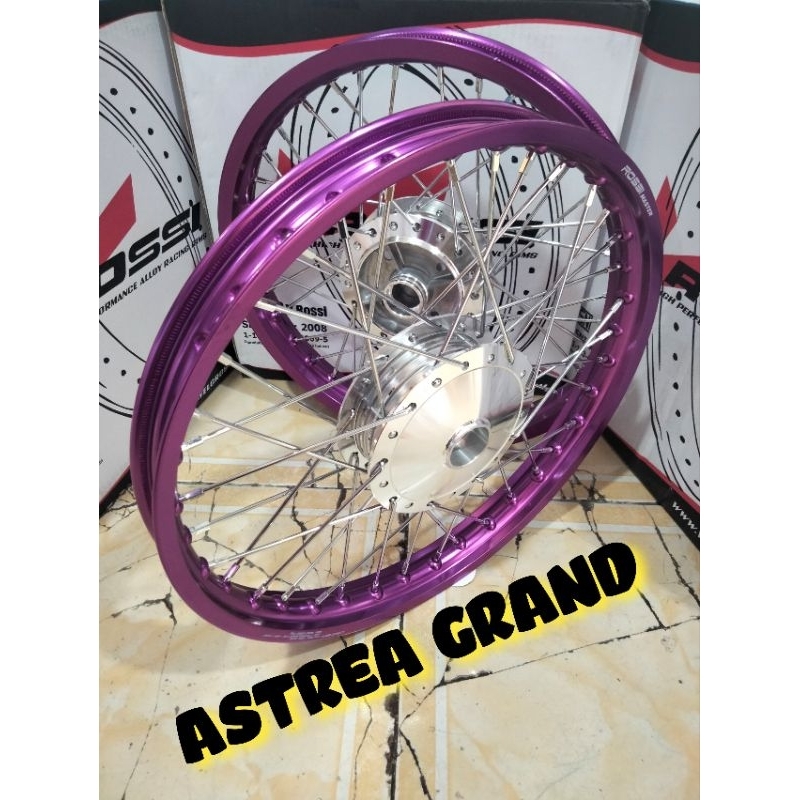 VELG PAKETAN JARI JARI RING 17 VROSSI UKURAN 140x140 140x160 MOTOR ASTREA GRAND/LEGENDA SATU SET SEP