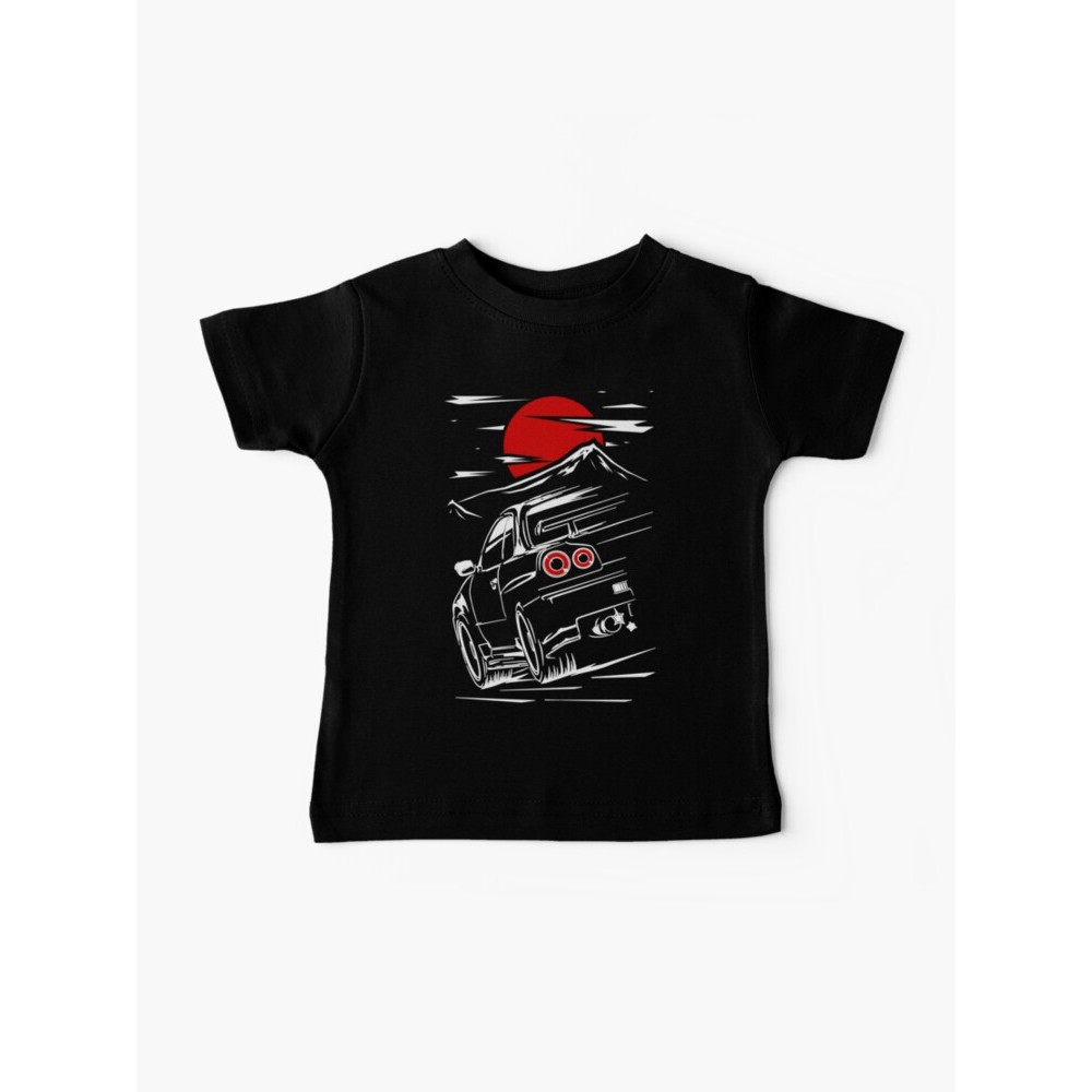 Kaos Nissan Skyline GTR 34 Haruna Baby TShirt
