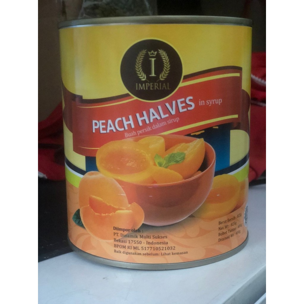 

Imperial Peach Halves / Peach Kaleng - 845 Gram