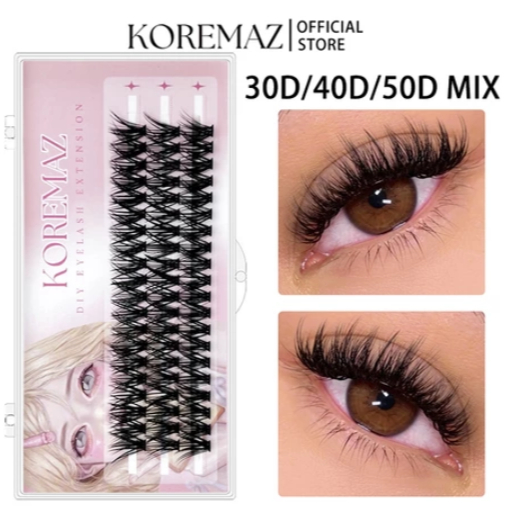 KOREMAZ GRATIS LEM DAN PINSET Bulu Mata Palsu Korea Bulu Mata Eyelash Extension Riasan Mata Bulu Mat